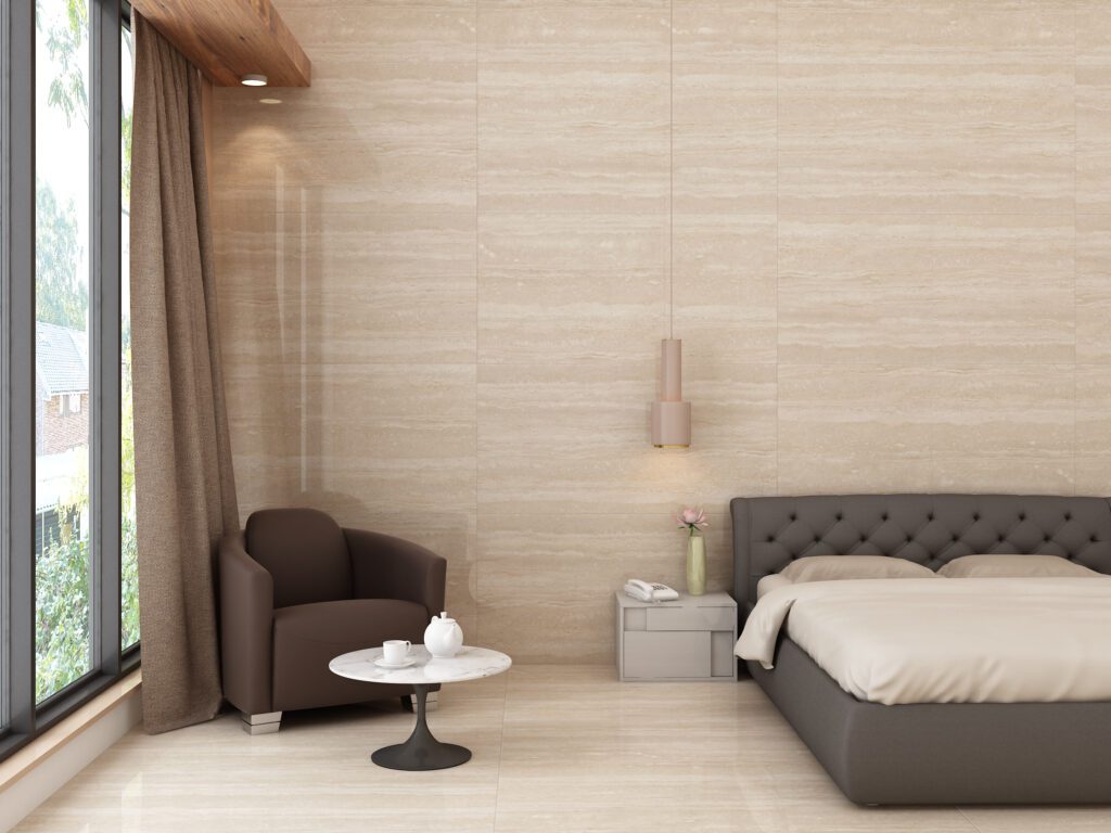 Керамогранит Royal Travertine Beige 60×120 глянцевый