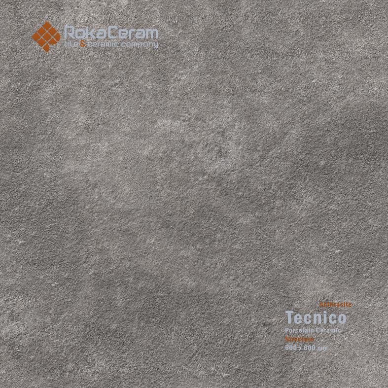 Керамогранит Tecnico Anthracite Structure 60×120 матовый